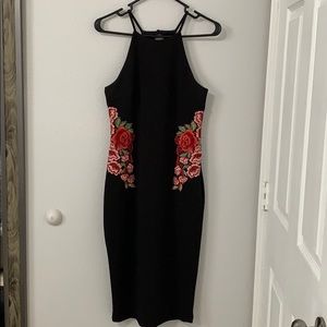 Floral Embroidered Dress